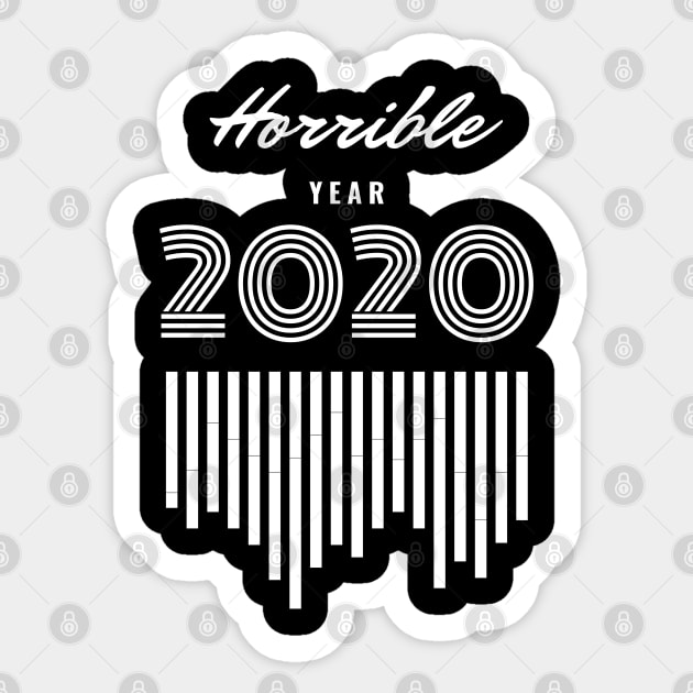 2020 Horrible Year Sticker by Charaf Eddine